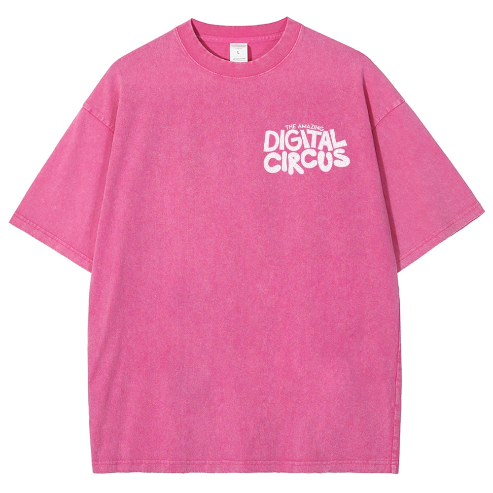 The Amazing Digital Circus Unisex Fit Washed T-Shirt 2601000449