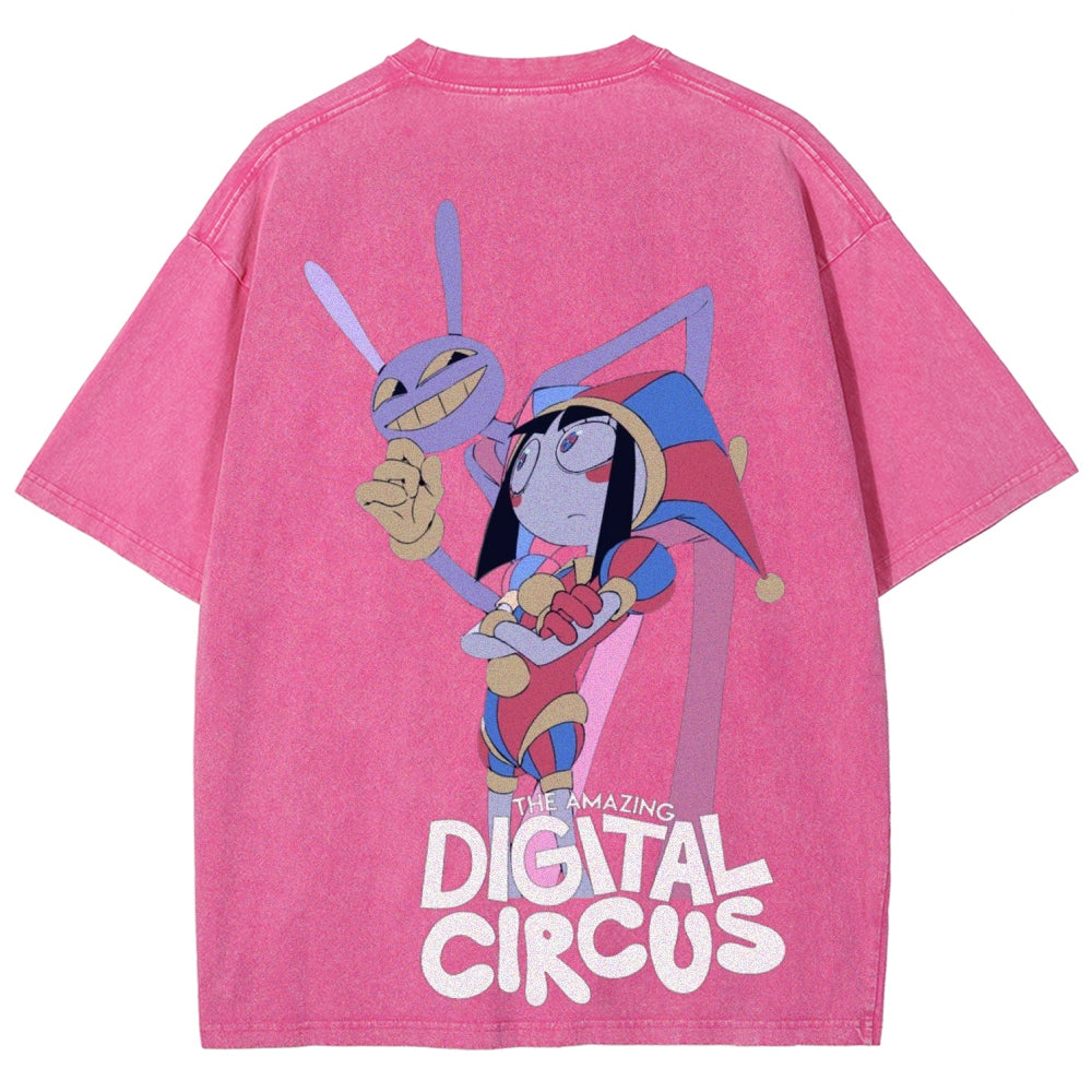 The Amazing Digital Circus Unisex Fit Washed T-Shirt 2601000449