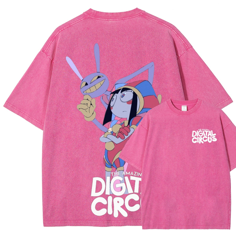 The Amazing Digital Circus Unisex Fit Washed T-Shirt 2601000449