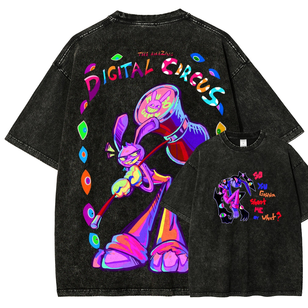 The Amazing Digital Circus circus Unisex Fit Washed T-Shirt 2601000772