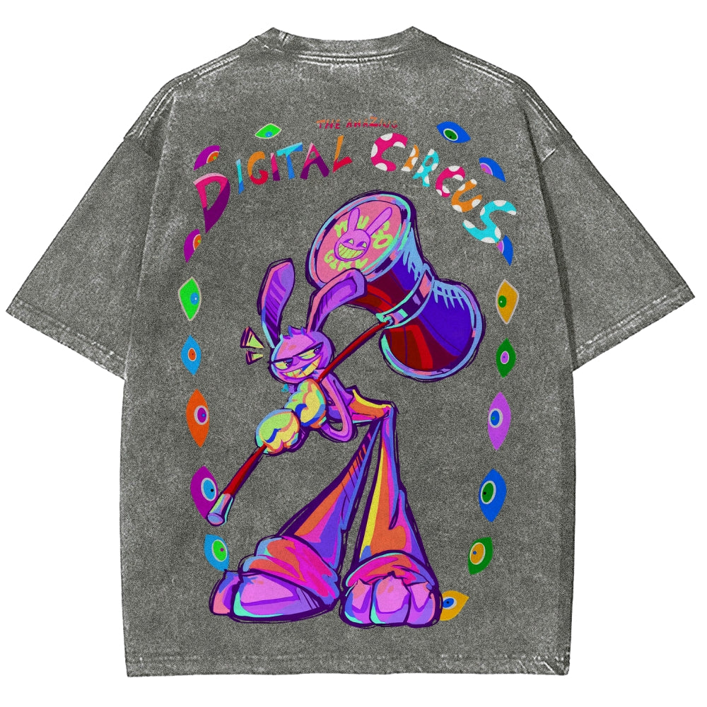 The Amazing Digital Circus circus Unisex Fit Washed T-Shirt 2601000772