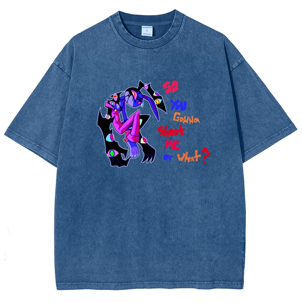 The Amazing Digital Circus circus Unisex Fit Washed T-Shirt 2601000772