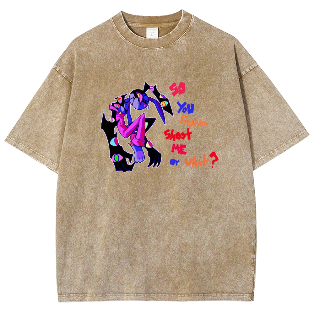 The Amazing Digital Circus circus Unisex Fit Washed T-Shirt 2601000772