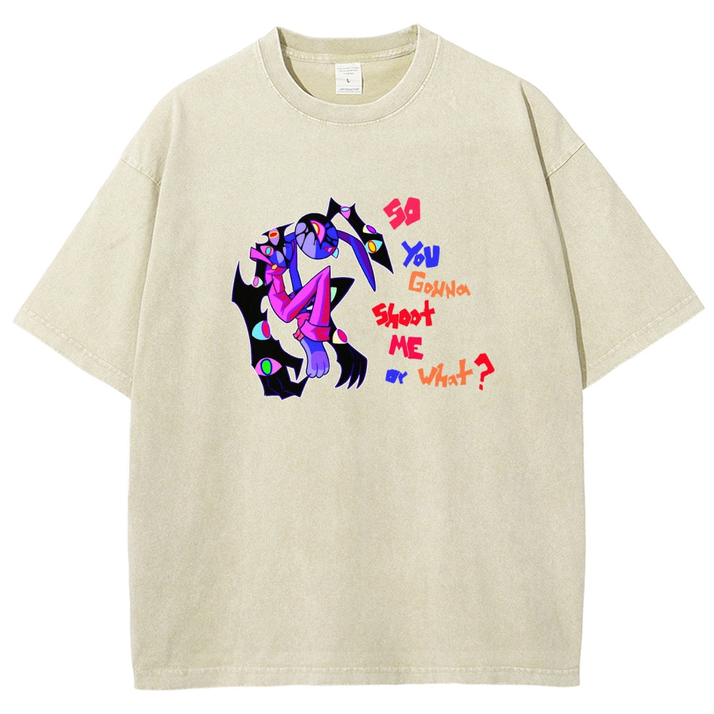 The Amazing Digital Circus circus Unisex Fit Washed T-Shirt 2601000772