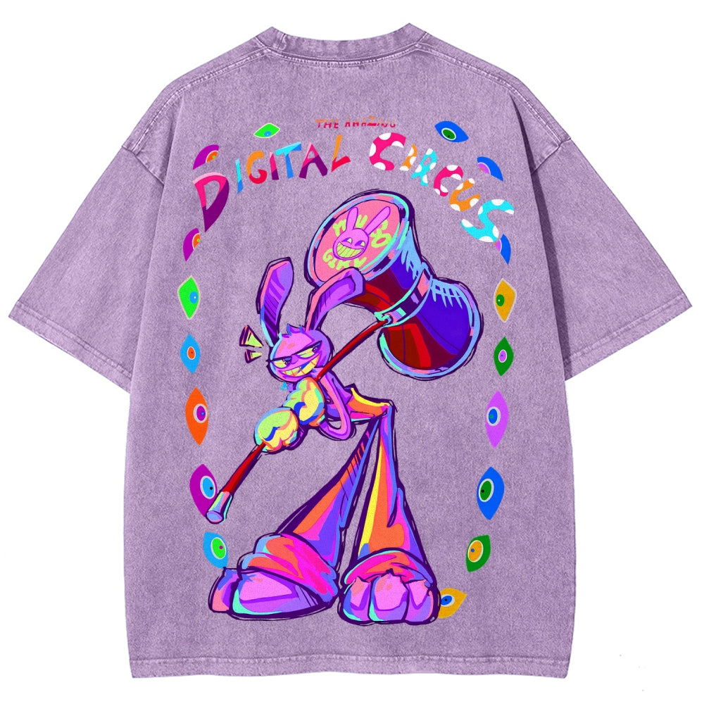 The Amazing Digital Circus circus Unisex Fit Washed T-Shirt 2601000772