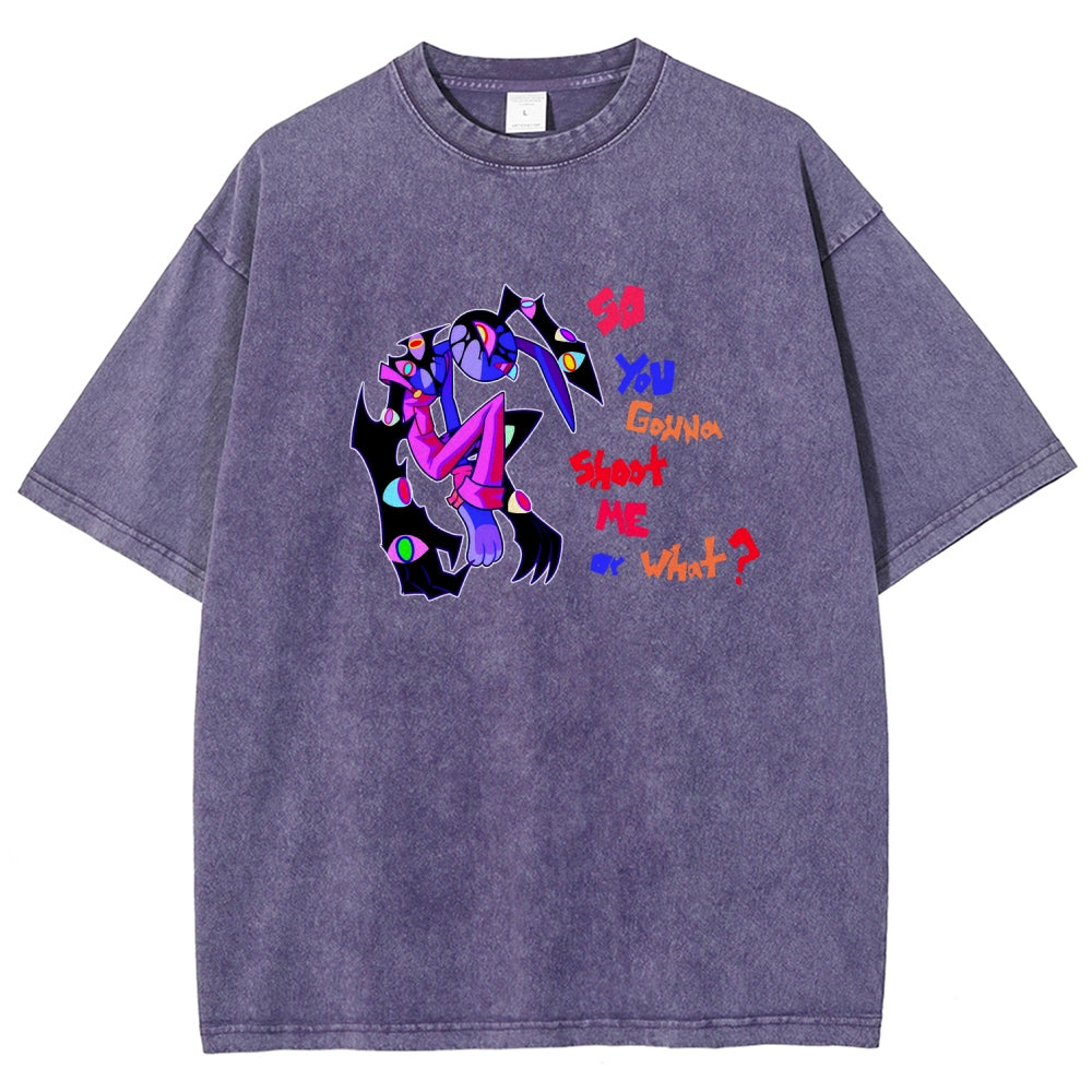 The Amazing Digital Circus circus Unisex Fit Washed T-Shirt 2601000772