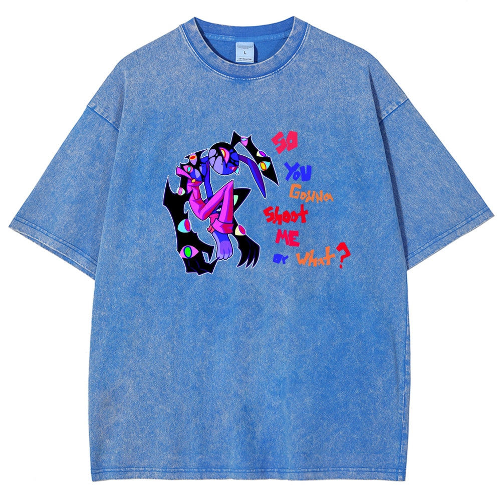 The Amazing Digital Circus circus Unisex Fit Washed T-Shirt 2601000772