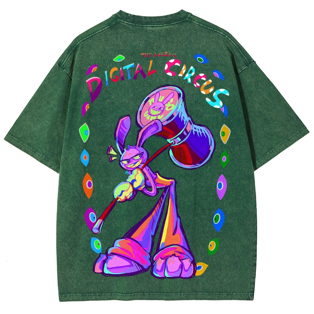 The Amazing Digital Circus circus Unisex Fit Washed T-Shirt 2601000772