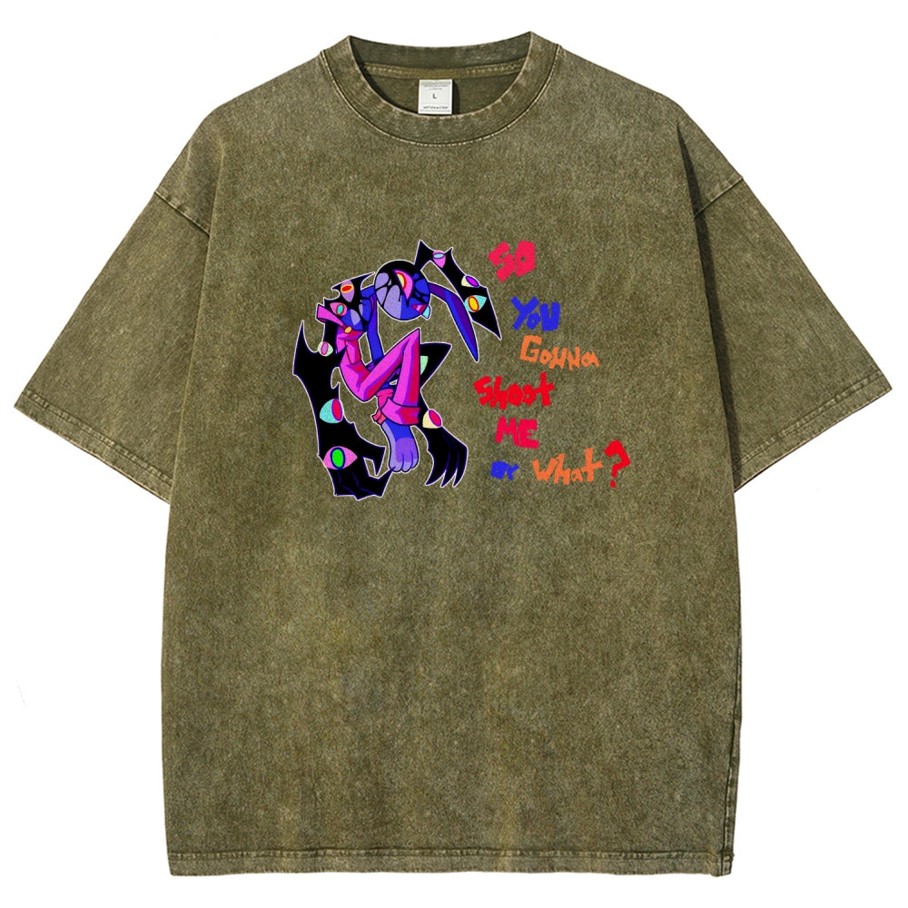 The Amazing Digital Circus circus Unisex Fit Washed T-Shirt 2601000772