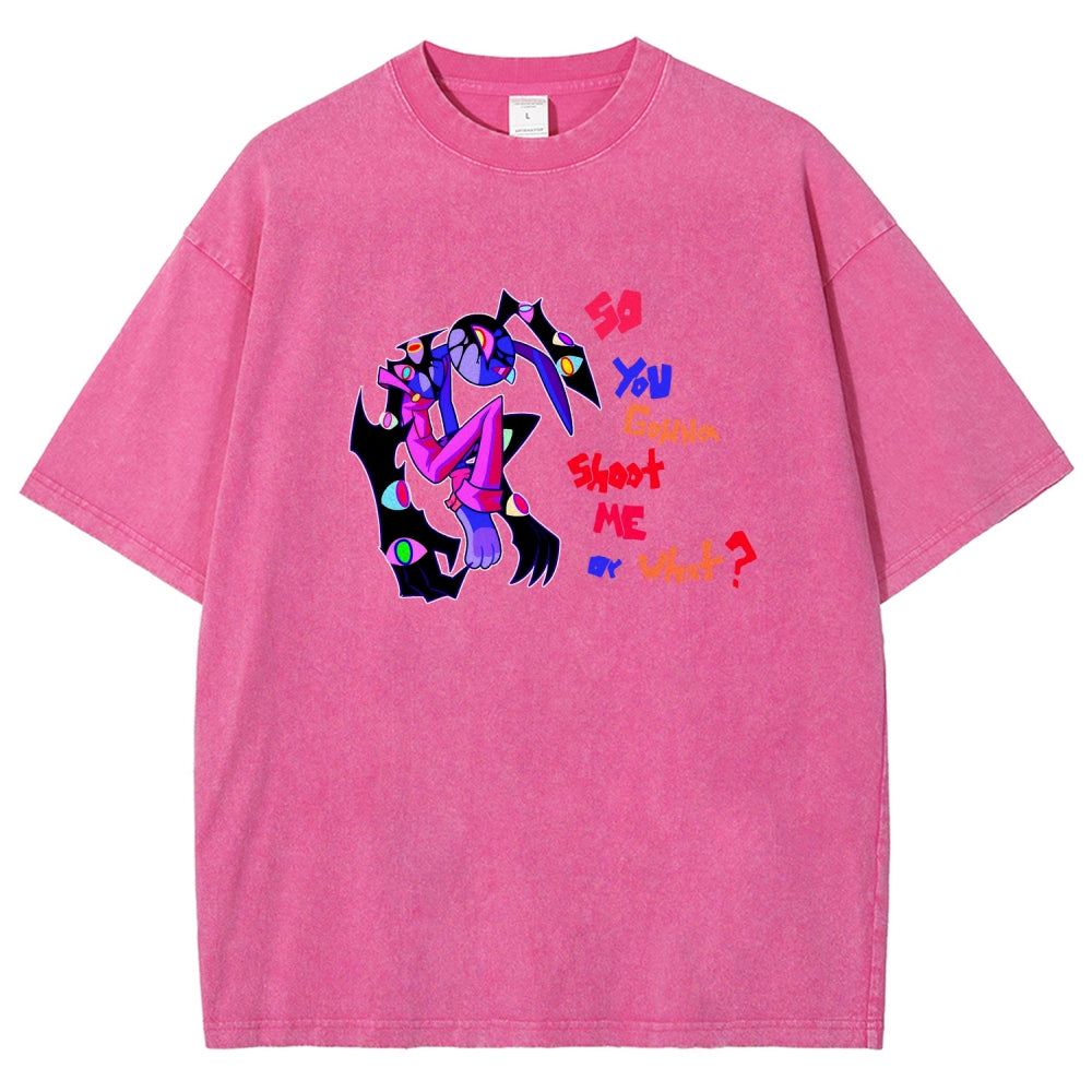 The Amazing Digital Circus circus Unisex Fit Washed T-Shirt 2601000772