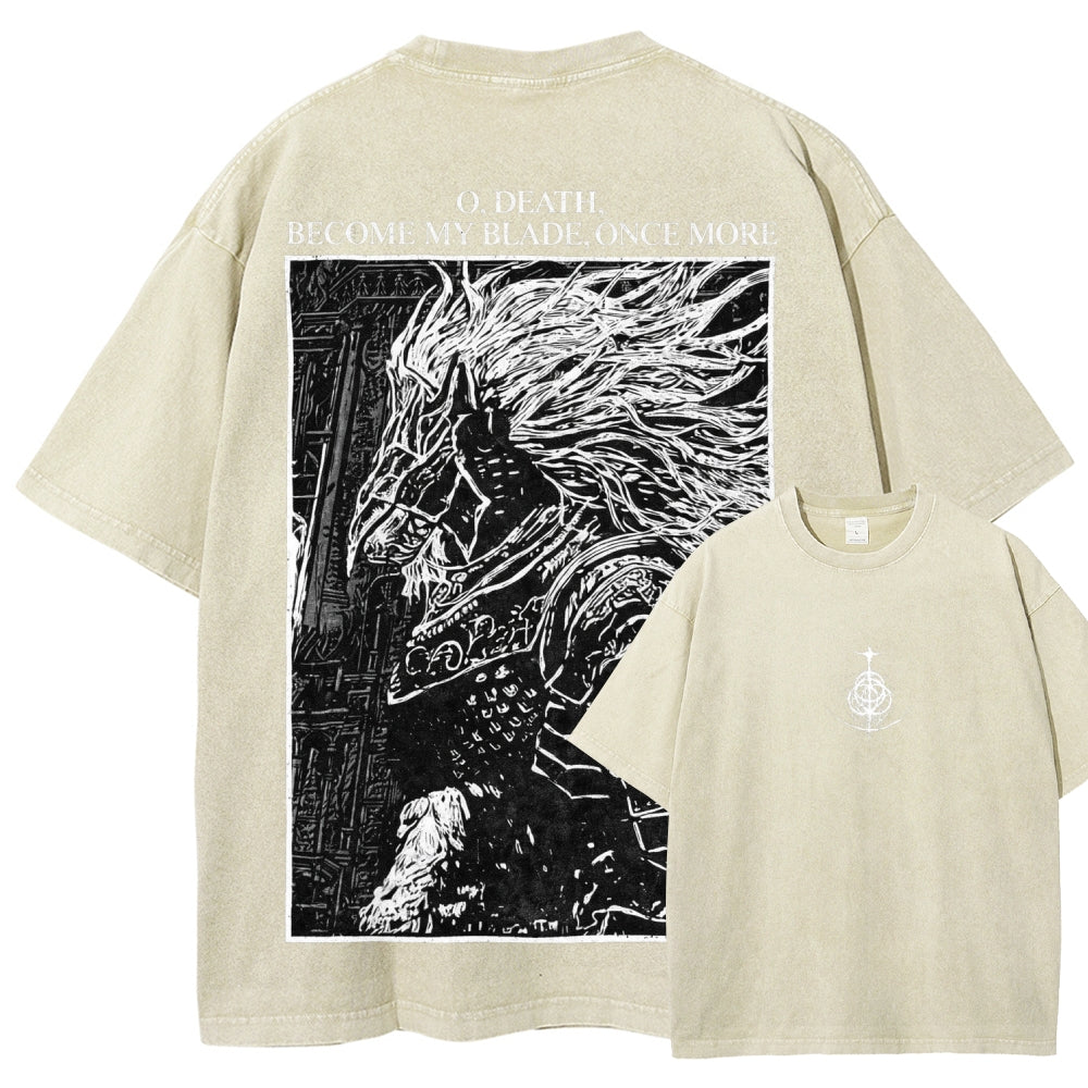 Dark Souls Unisex Fit Washed T-Shirt 2601001778