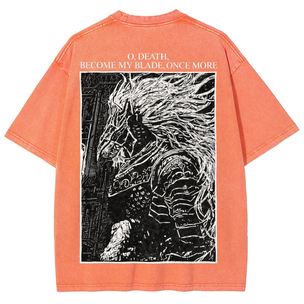 Dark Souls Unisex Fit Washed T-Shirt 2601001778