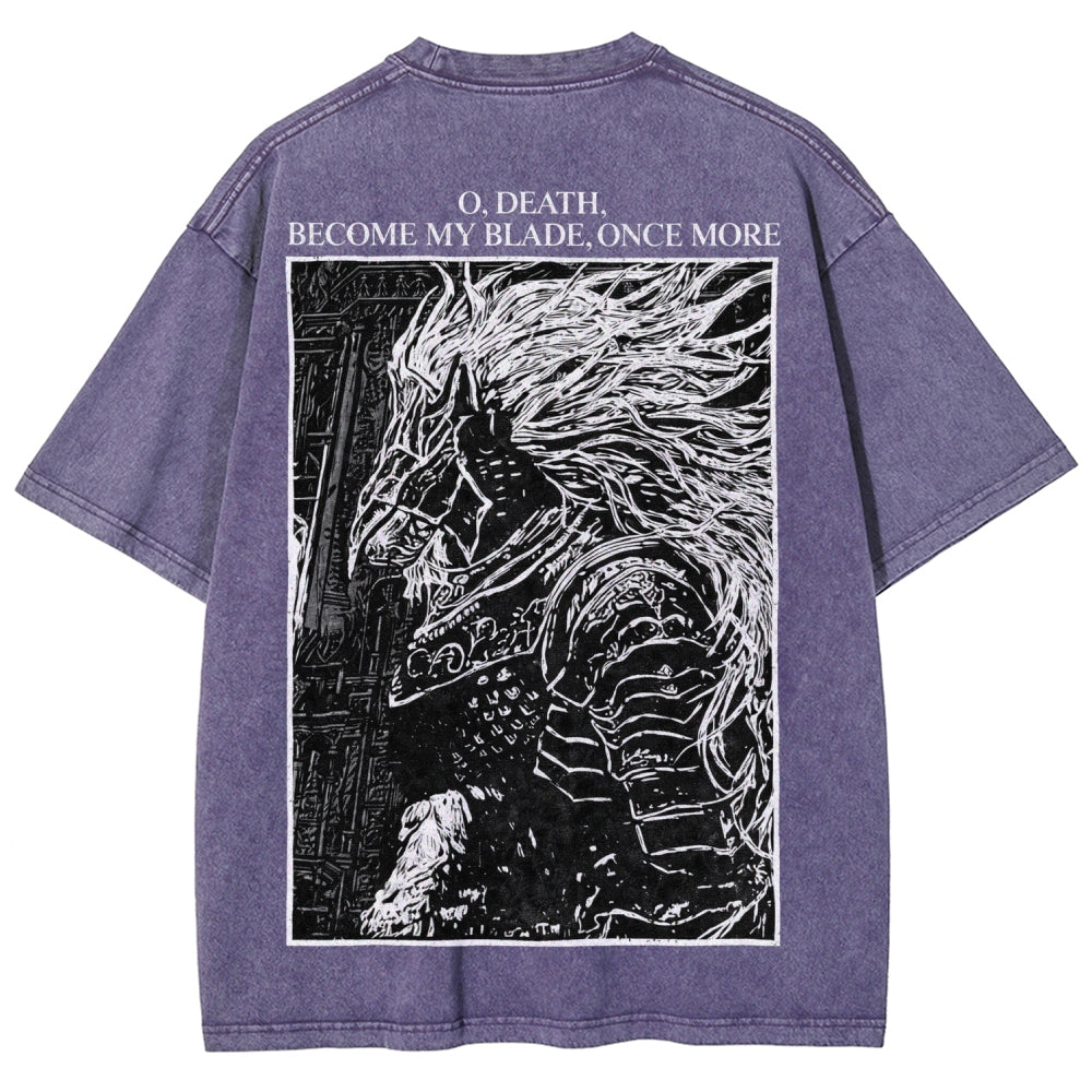 Dark Souls Unisex Fit Washed T-Shirt 2601001778