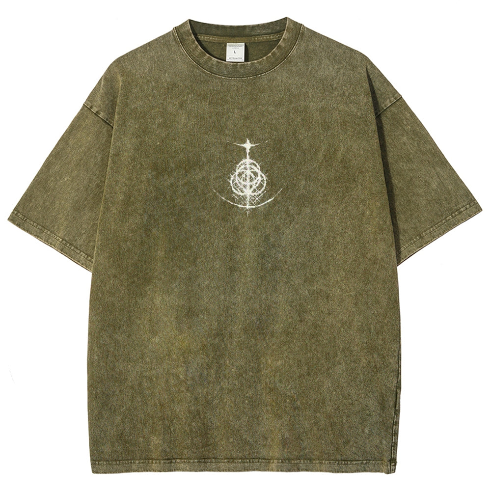 Dark Souls Unisex Fit Washed T-Shirt 2601001778