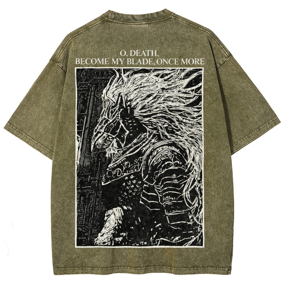 Dark Souls Unisex Fit Washed T-Shirt 2601001778