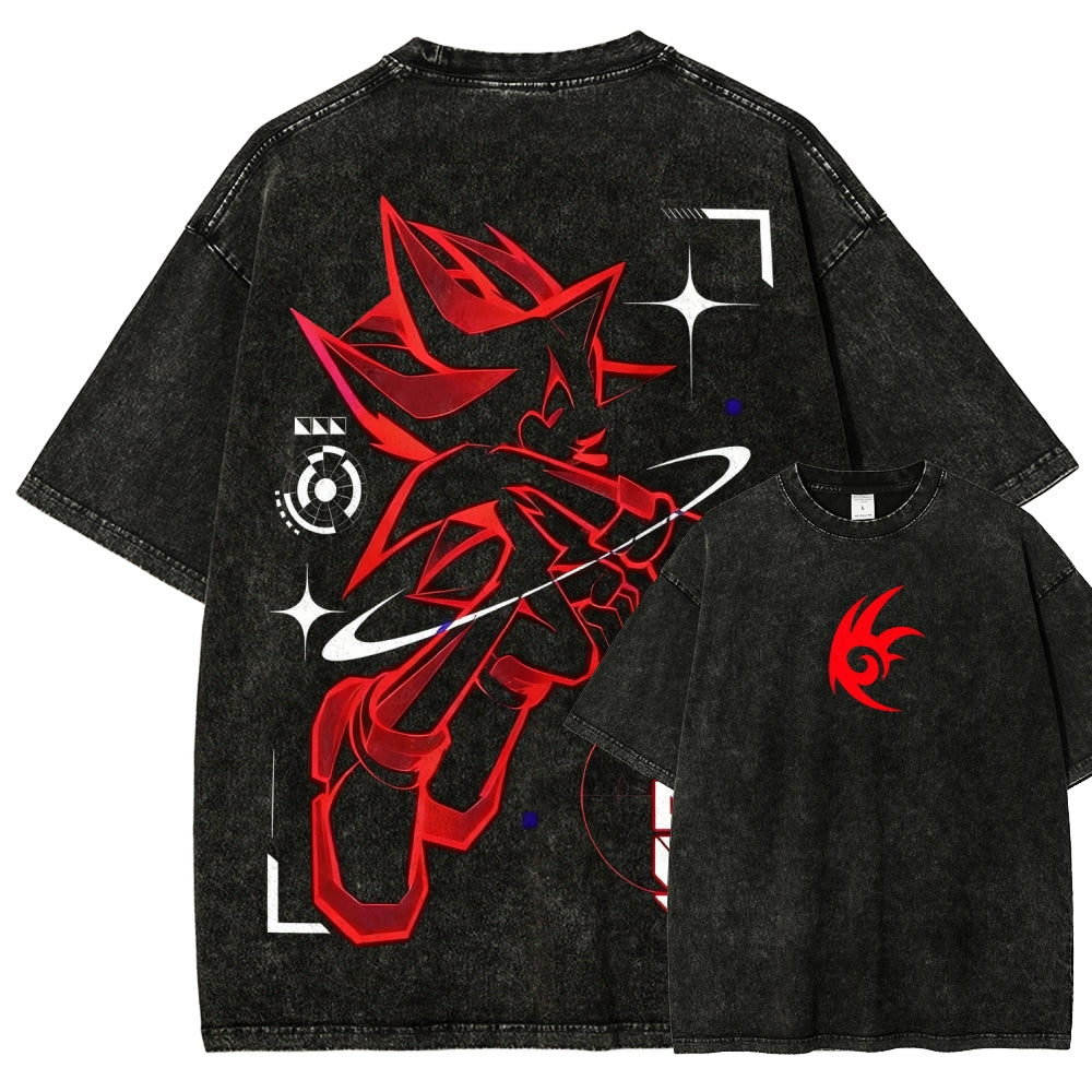 Sonic Unisex Fit Washed T-Shirt 2601002180