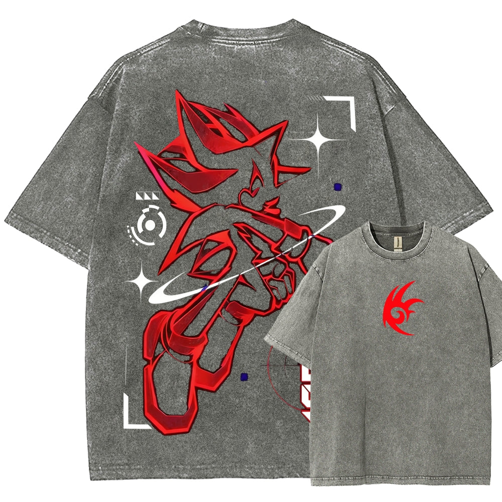 Sonic Unisex Fit Washed T-Shirt 2601002180