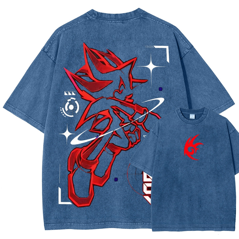 Sonic Unisex Fit Washed T-Shirt 2601002180
