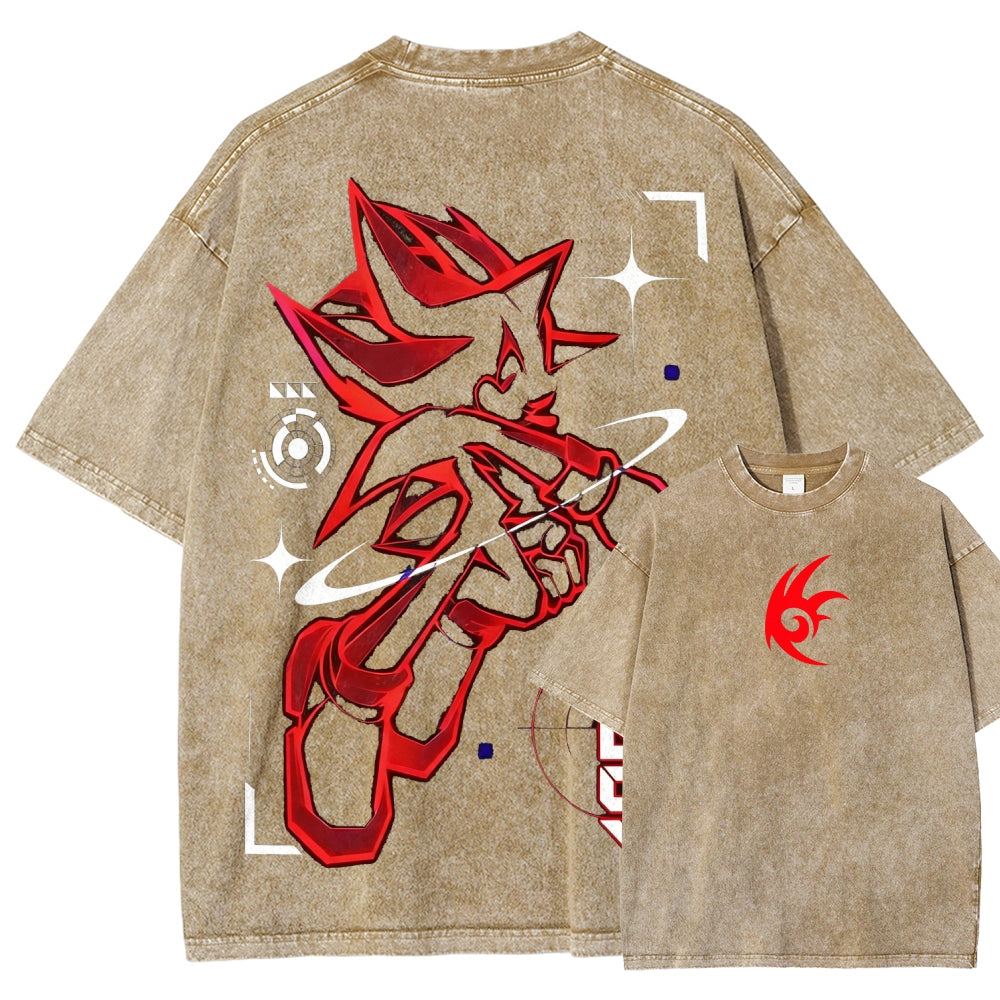 Sonic Unisex Fit Washed T-Shirt 2601002180