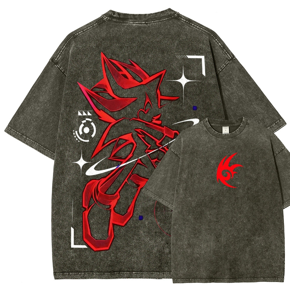 Sonic Unisex Fit Washed T-Shirt 2601002180