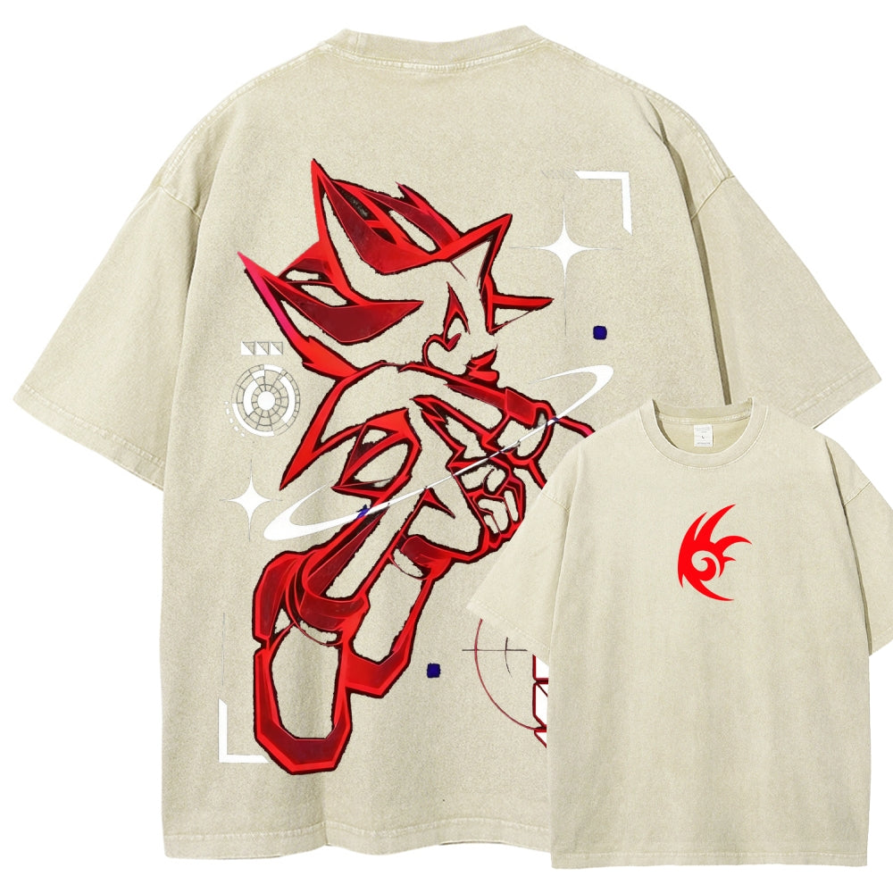 Sonic Unisex Fit Washed T-Shirt 2601002180