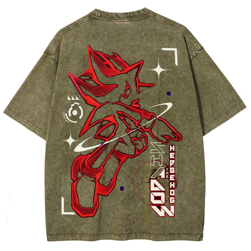 Sonic Unisex Fit Washed T-Shirt 2601002180