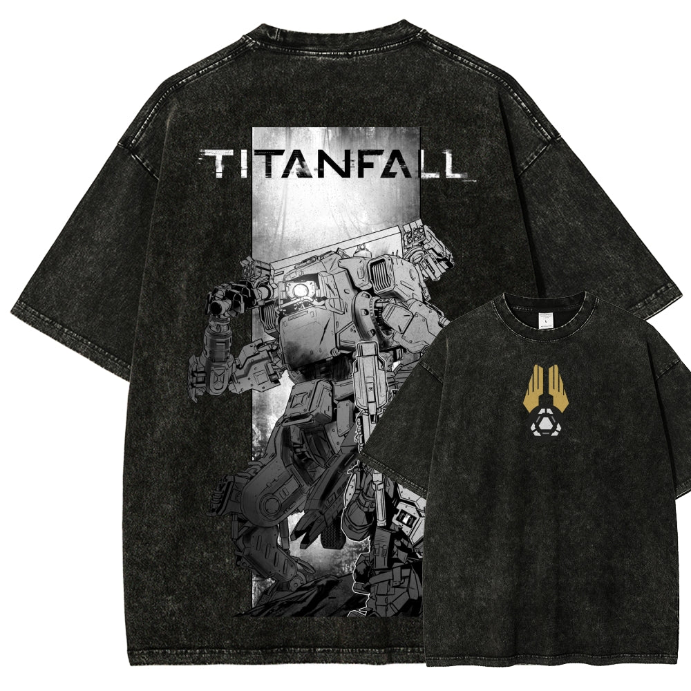 TITANFALL Unisex Fit Washed T-Shirt 2601002944