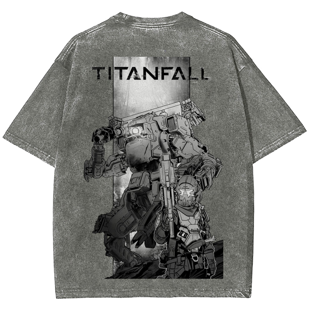TITANFALL Unisex Fit Washed T-Shirt 2601002944