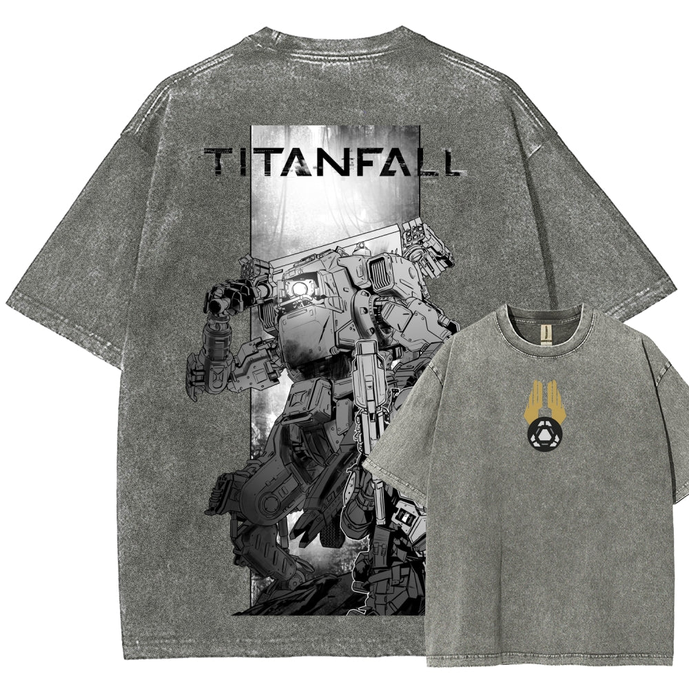 TITANFALL Unisex Fit Washed T-Shirt 2601002944