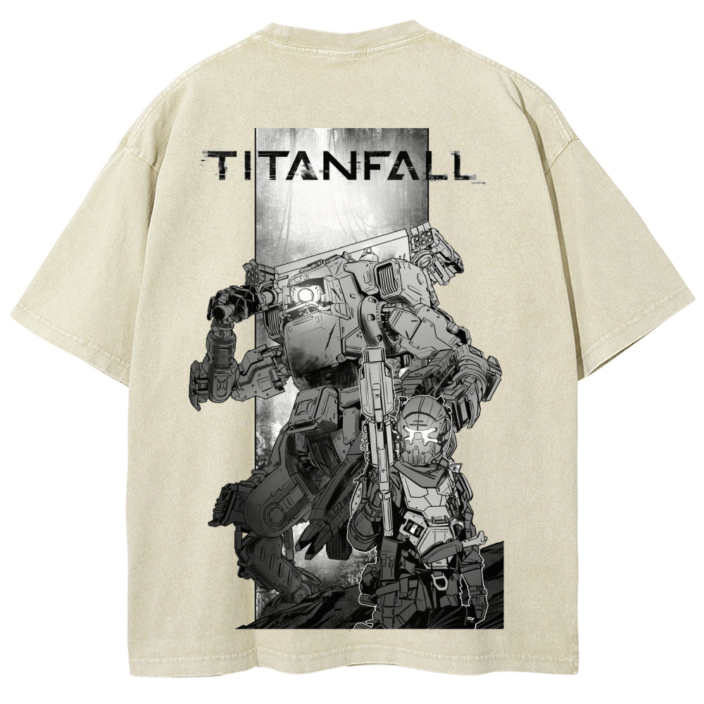 TITANFALL Unisex Fit Washed T-Shirt 2601002944