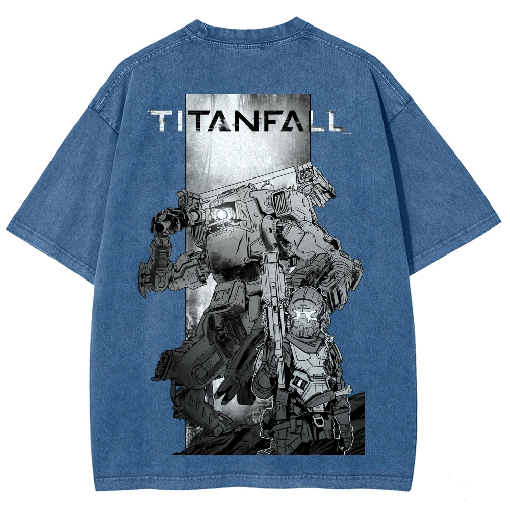 TITANFALL Unisex Fit Washed T-Shirt 2601002944