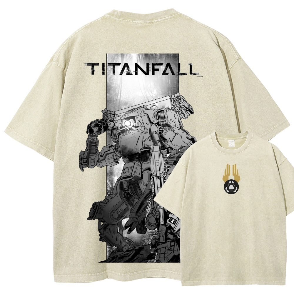 TITANFALL Unisex Fit Washed T-Shirt 2601002944
