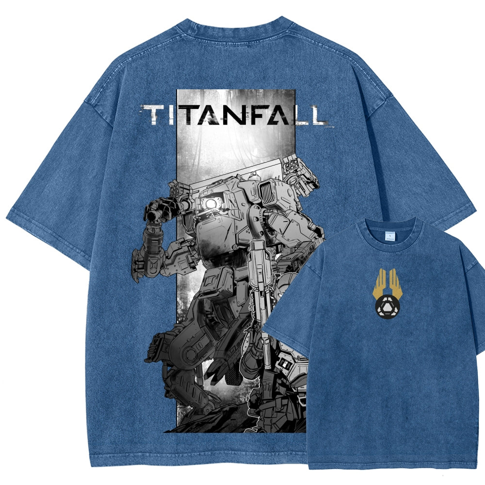 TITANFALL Unisex Fit Washed T-Shirt 2601002944