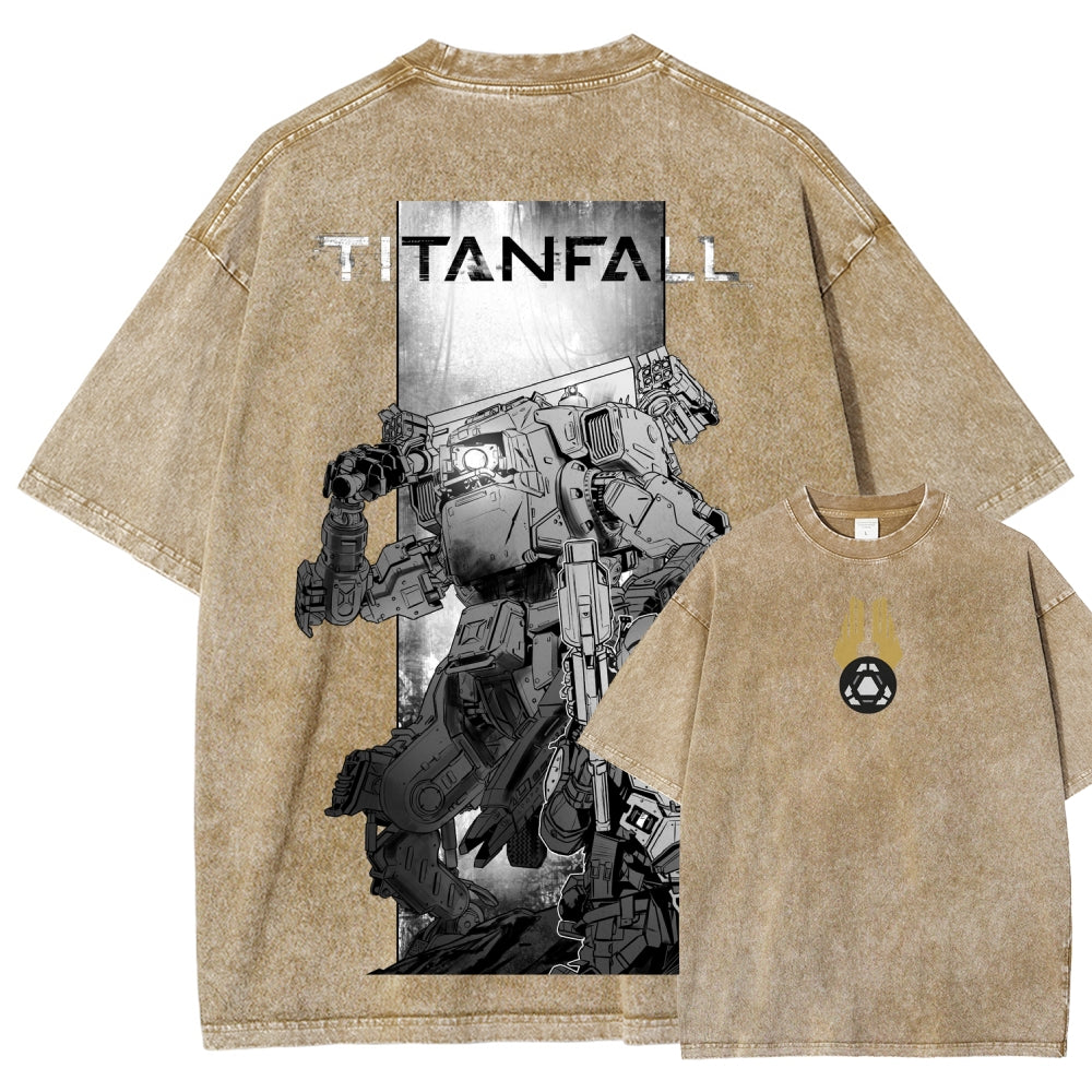 TITANFALL Unisex Fit Washed T-Shirt 2601002944