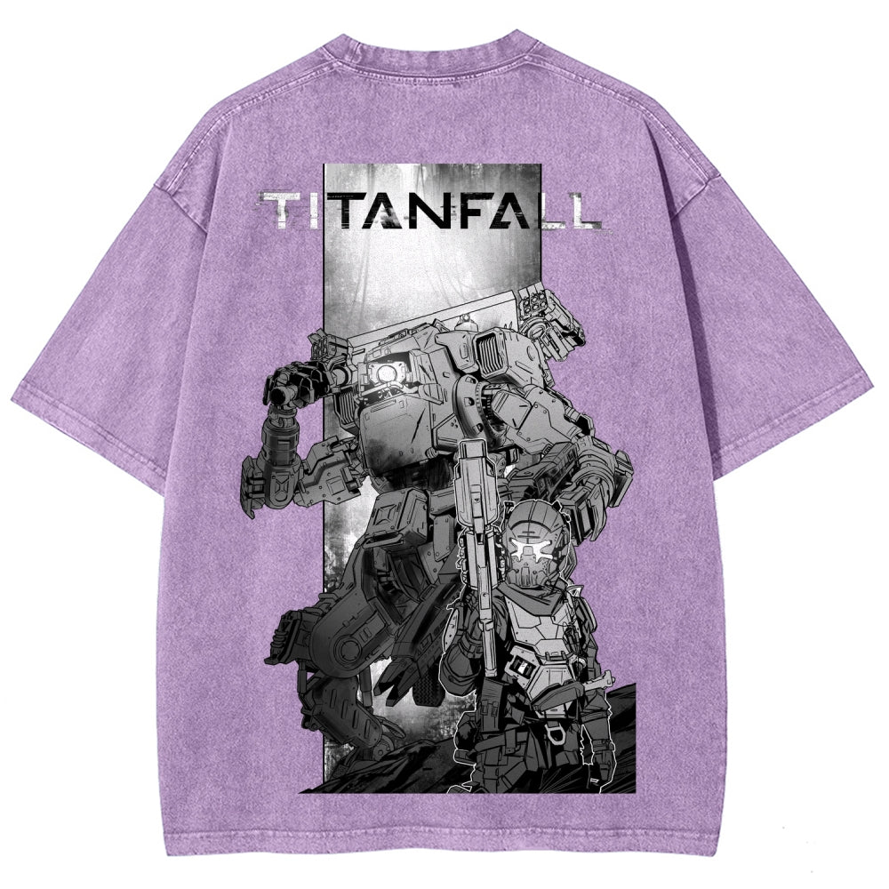 TITANFALL Unisex Fit Washed T-Shirt 2601002944