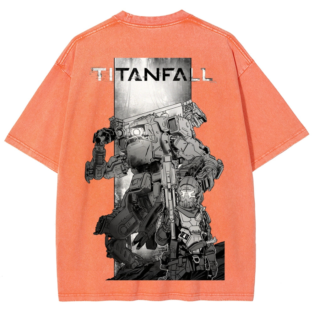 TITANFALL Unisex Fit Washed T-Shirt 2601002944