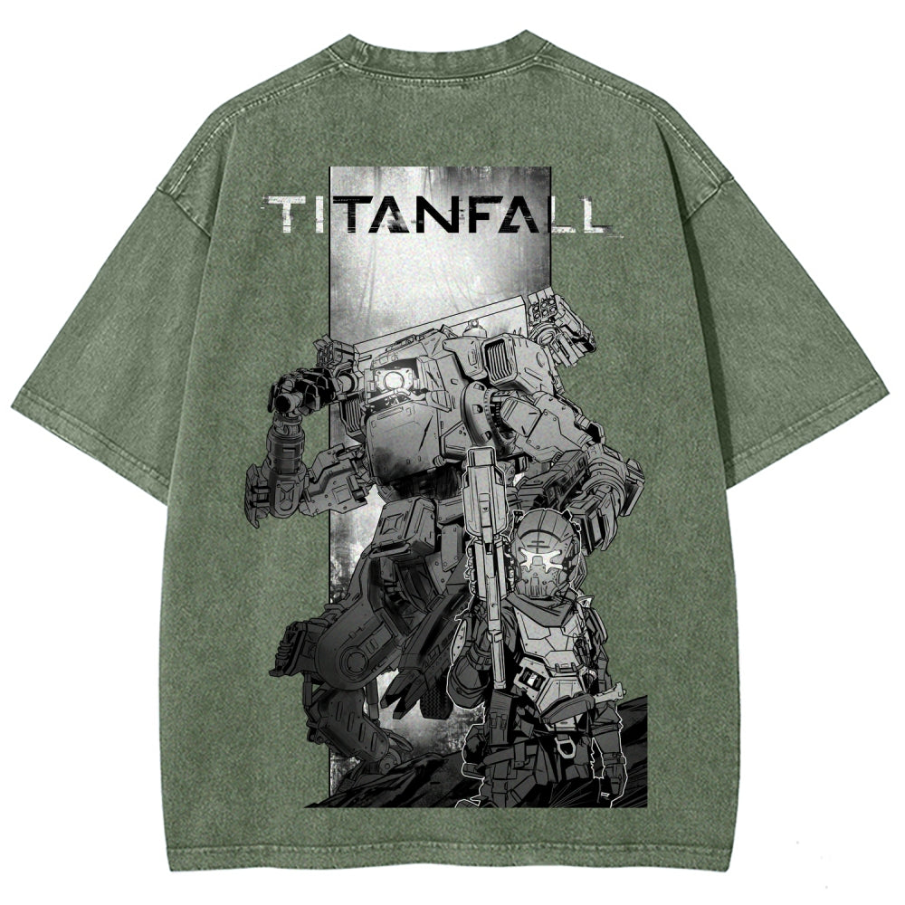 TITANFALL Unisex Fit Washed T-Shirt 2601002944