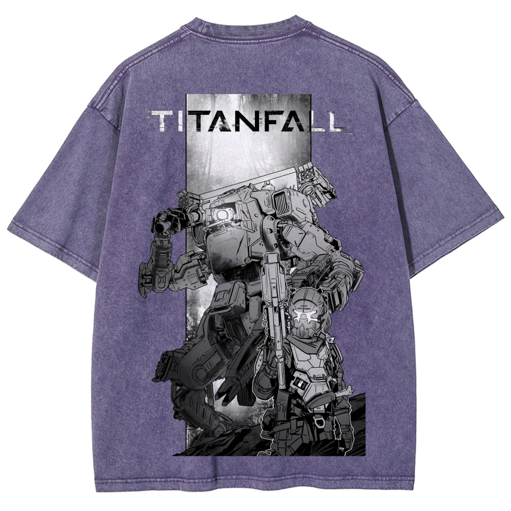 TITANFALL Unisex Fit Washed T-Shirt 2601002944