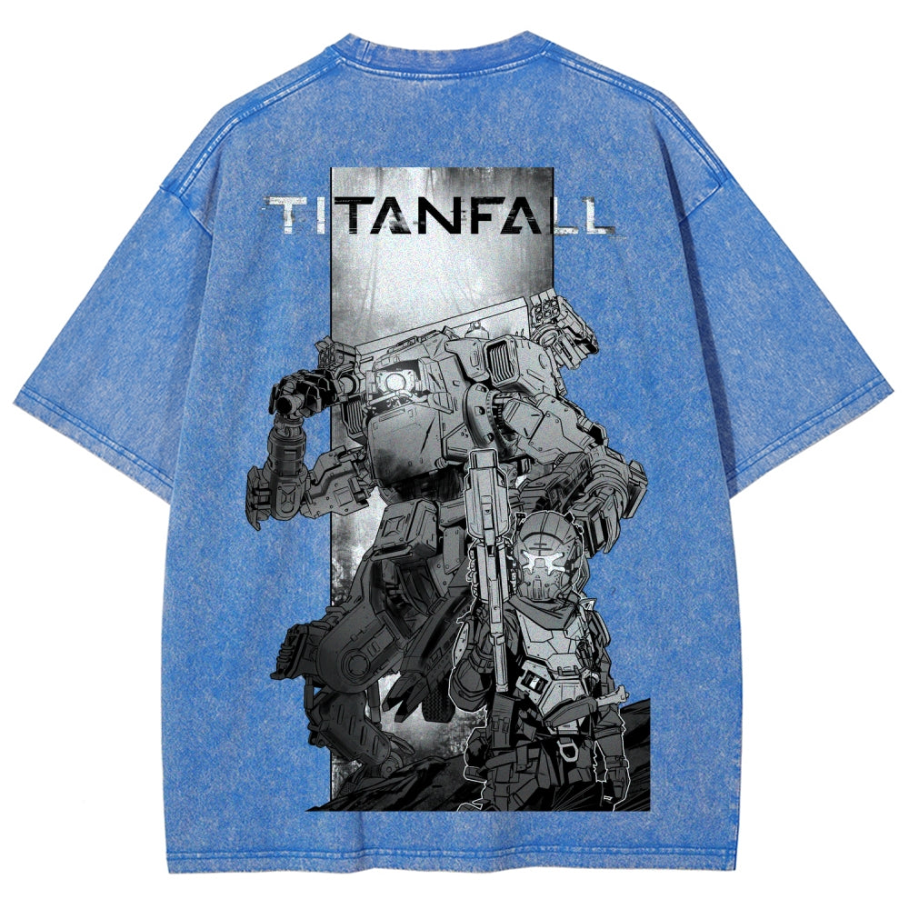 TITANFALL Unisex Fit Washed T-Shirt 2601002944