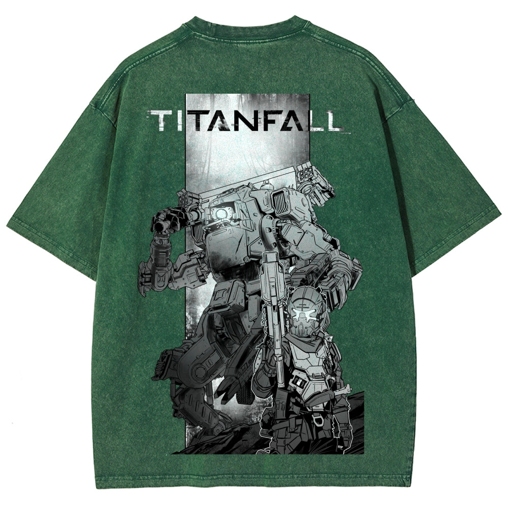 TITANFALL Unisex Fit Washed T-Shirt 2601002944