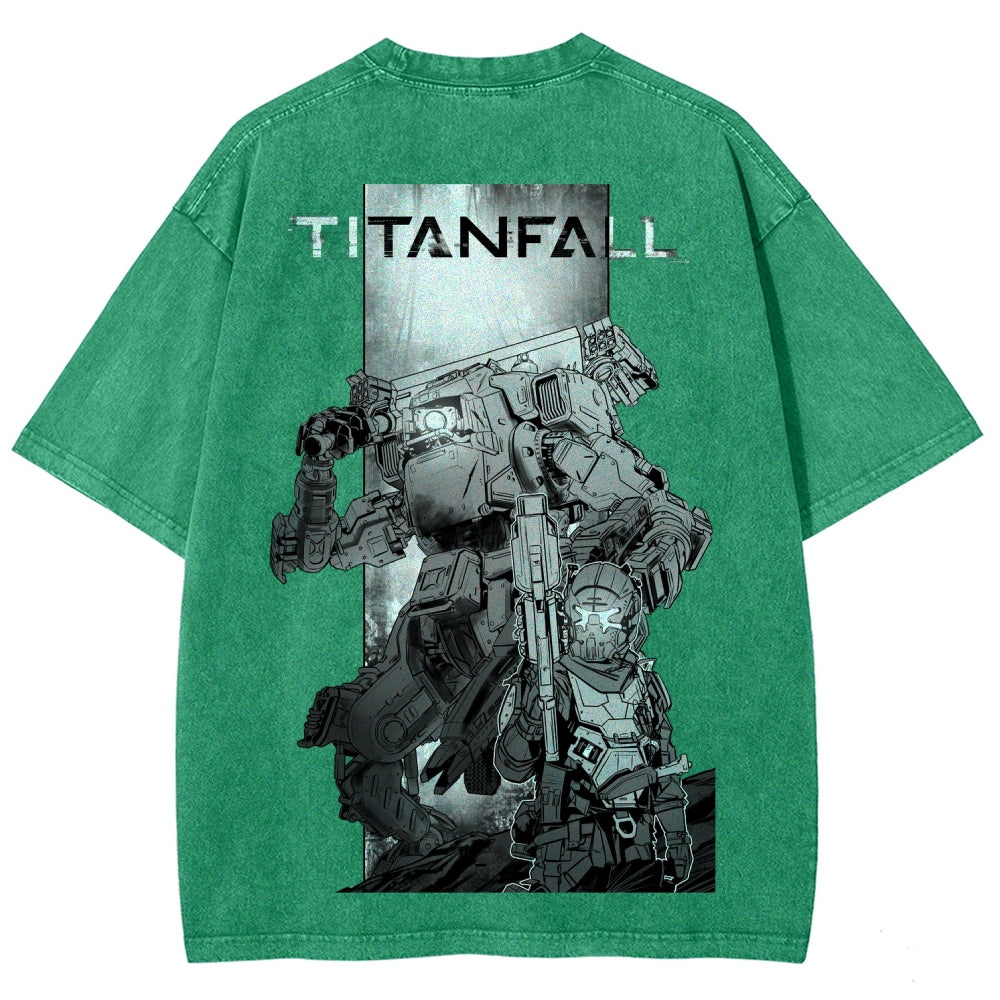 TITANFALL Unisex Fit Washed T-Shirt 2601002944
