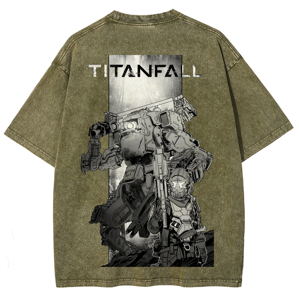 TITANFALL Unisex Fit Washed T-Shirt 2601002944
