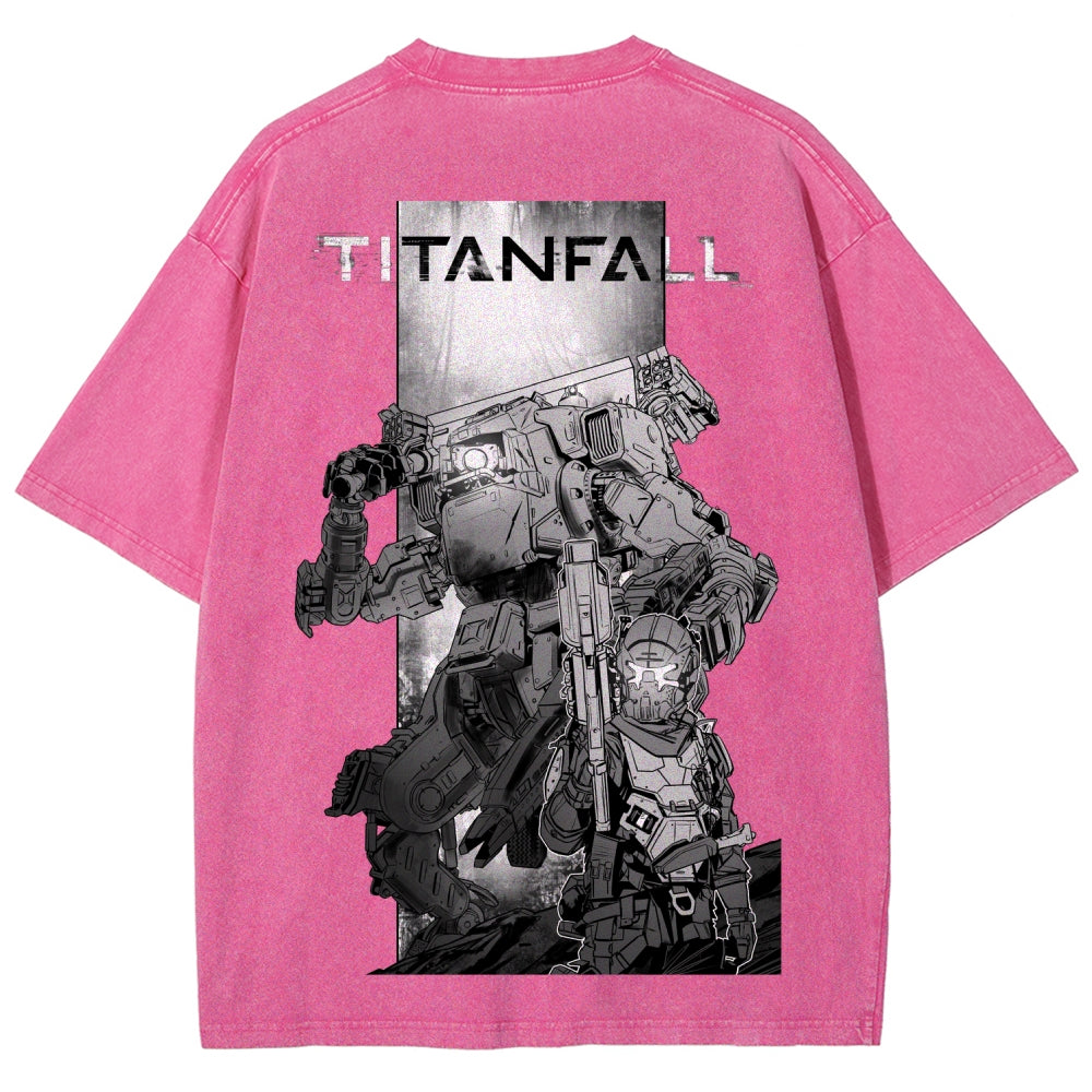 TITANFALL Unisex Fit Washed T-Shirt 2601002944