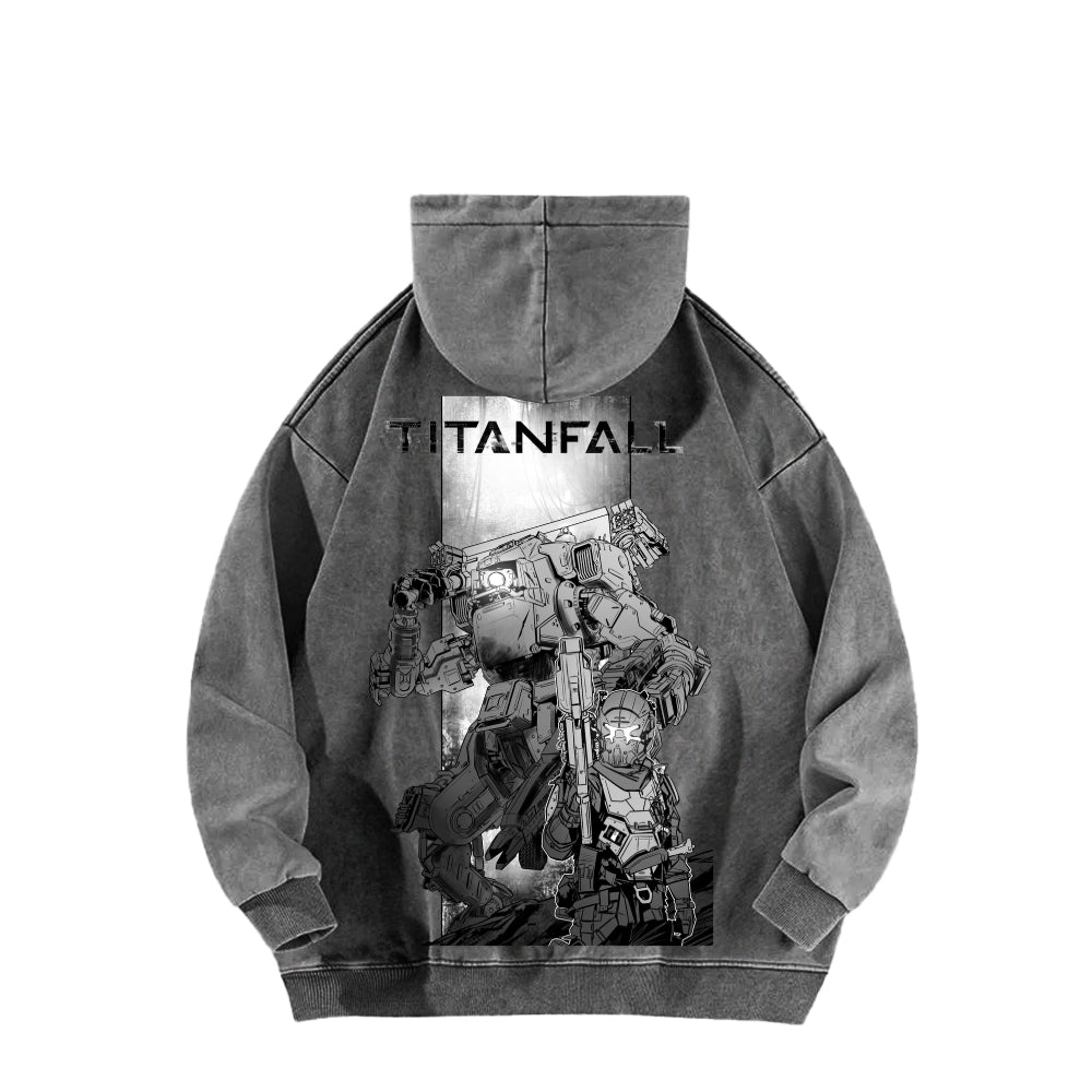 TITANFALL Unisex Washed Hoodie 2601003113