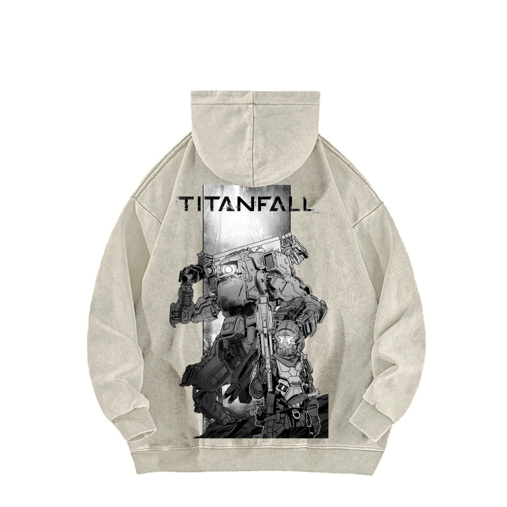 TITANFALL Unisex Washed Hoodie 2601003113