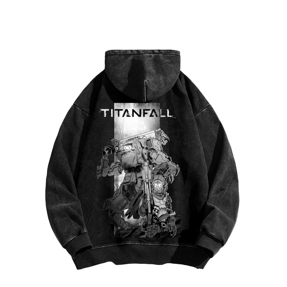 TITANFALL Unisex Washed Hoodie 2601003113
