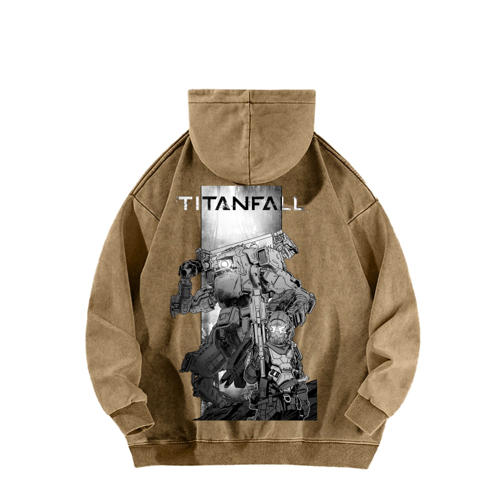 TITANFALL Unisex Washed Hoodie 2601003113