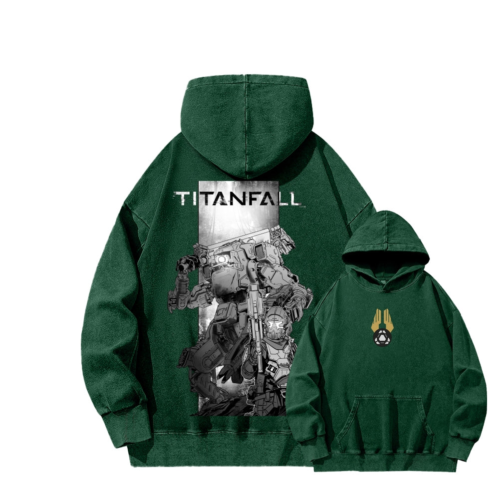 TITANFALL Unisex Washed Hoodie 2601003113