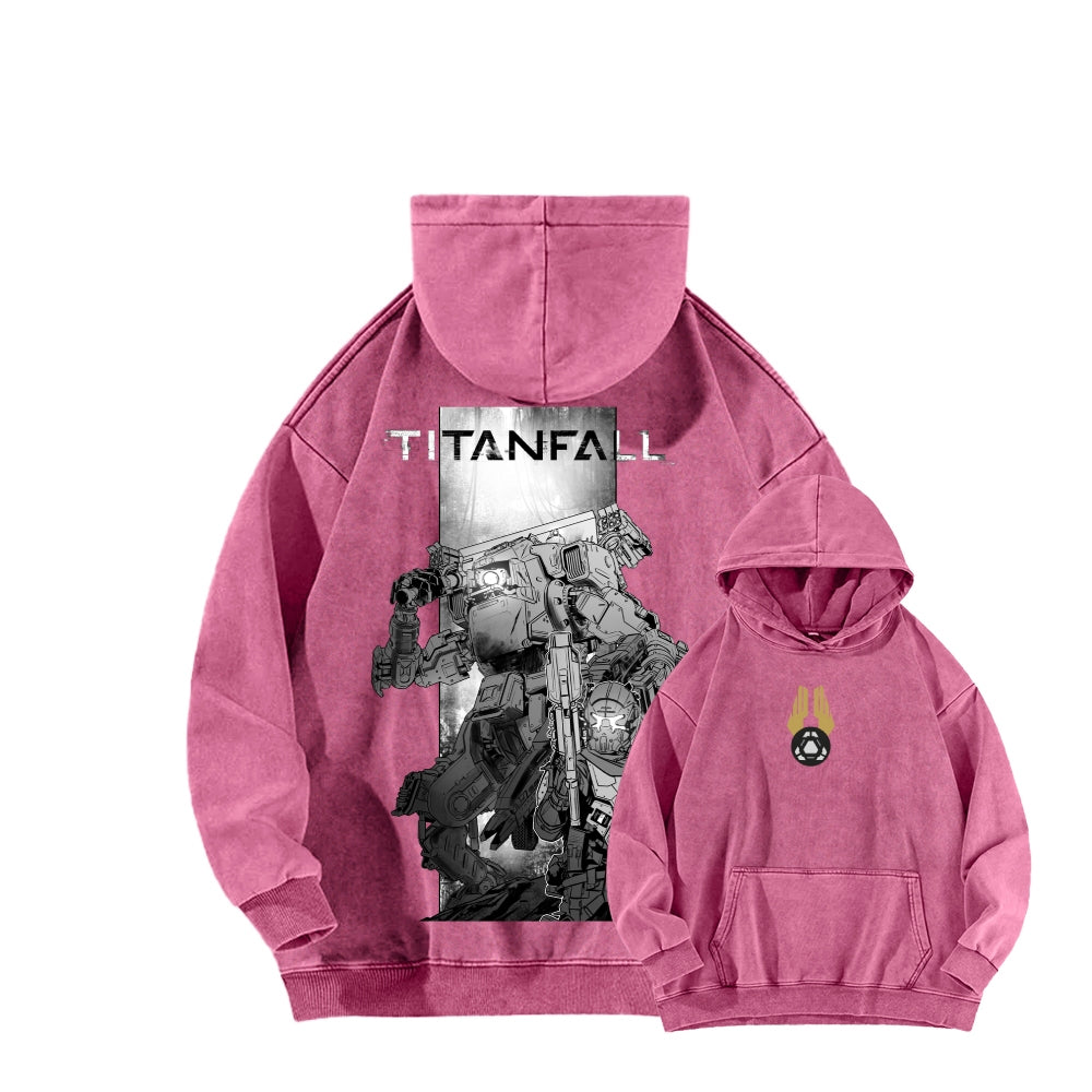 TITANFALL Unisex Washed Hoodie 2601003113
