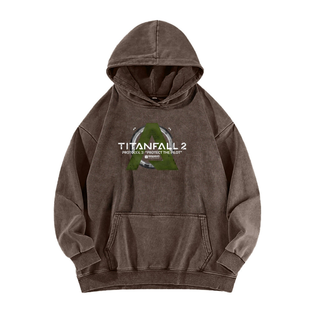 TITANFALL Unisex Washed Hoodie 2601003123